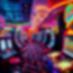 A vibrant casino floor showcasing diverse gaming options