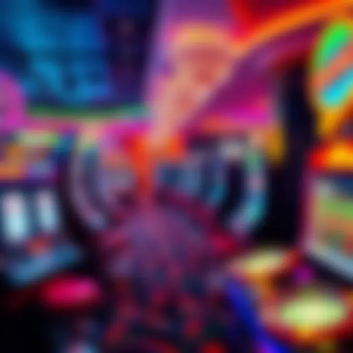 A vibrant casino floor showcasing diverse gaming options