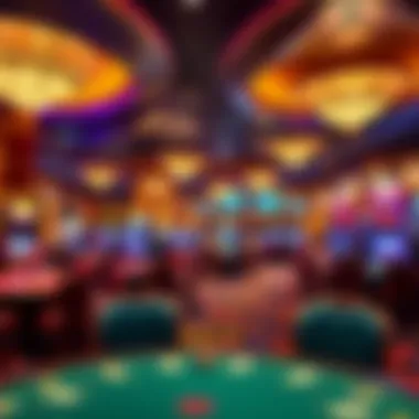 Luxurious amenities within the Golden Nugget Casino including dining and entertainment