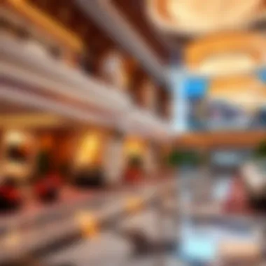 Welcoming lobby of a hotel featuring complimentary parking