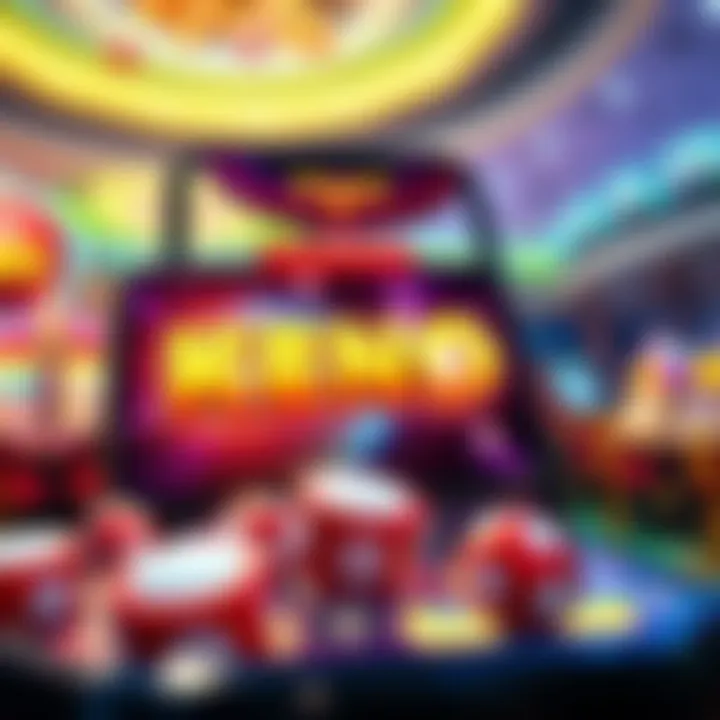 Mobile Gaming with Keno Mobile gaming environment showcasing Keno