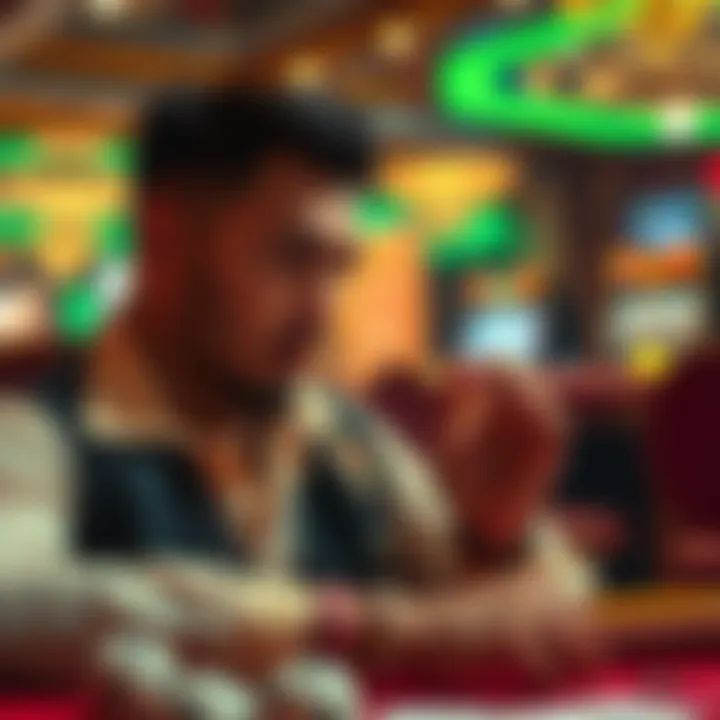 Contemplating Keno Strategies Player contemplating Keno strategies