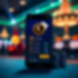 Visual representation of loyalty rewards app interfaces