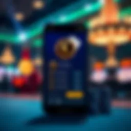 Visual representation of loyalty rewards app interfaces