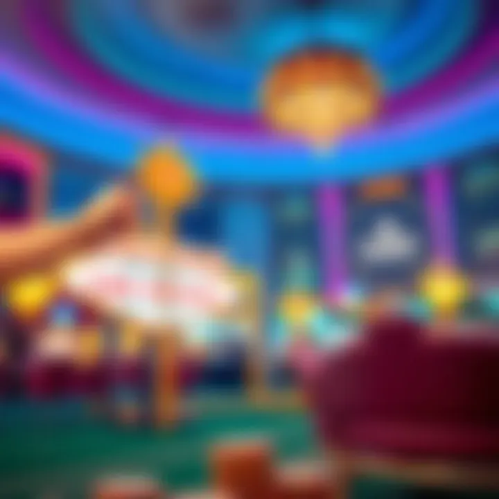 Promotional banners highlighting exclusive casino offers and discounts