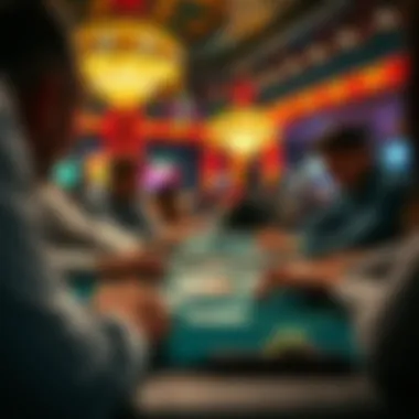 Strategic Insights: Card Games and Luck A strategic card game in progress with intense focus