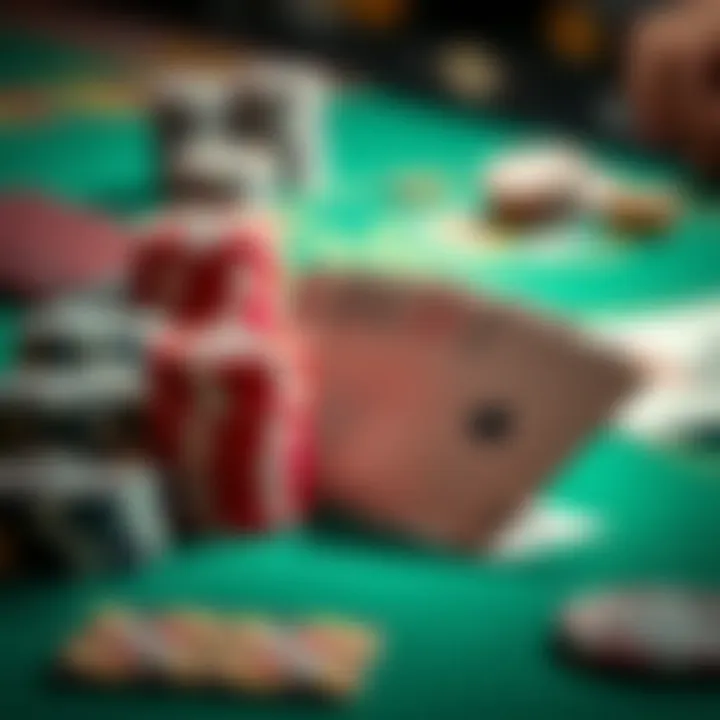 Chips and Cards on a Table