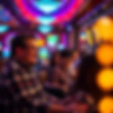 Visitors enjoying various entertainment options at the casino