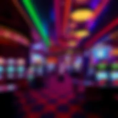 Interior of the casino highlighting gaming areas and vibrant atmosphere
