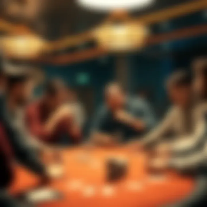 Novice Players Enjoying the Game Novice players at a poker table