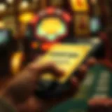 Digital scratch-off ticket on a smartphone screen