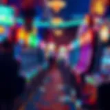 Vibrant array of PokerStars slot machines