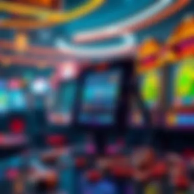 A futuristic concept of digital slot gaming evolution