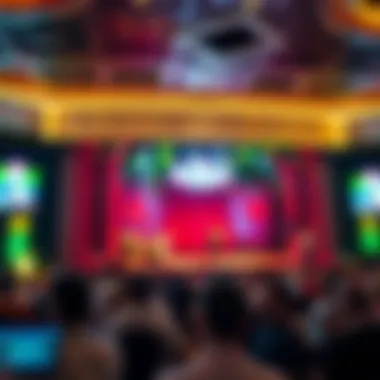 Live entertainment stage at San Manuel