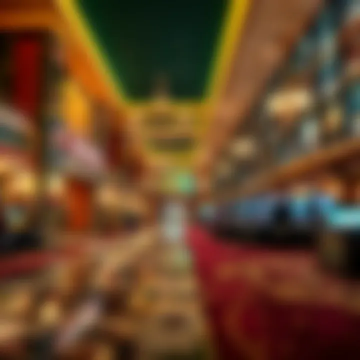 Luxurious lobby of San Manuel Casino Resort