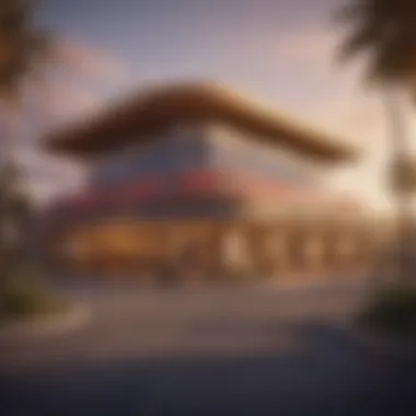 Architectural Design of Sand Point Casino The exterior view of Sand Point Casino showcasing its architectural design.