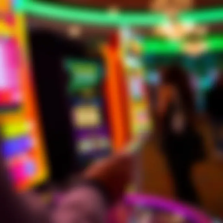 User engaging with scratcher app on mobile device