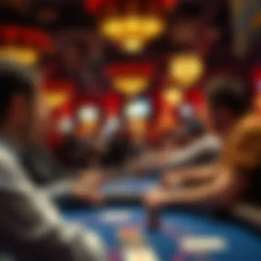 Dynamic Tournament Atmosphere Dynamic tournament atmosphere showcasing intense gameplay and excitement