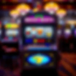 Classic slot machine with vibrant fruits