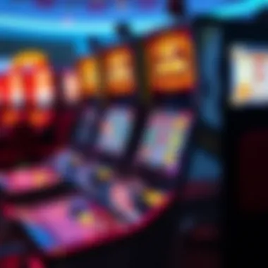 Futuristic concept of online slot gaming