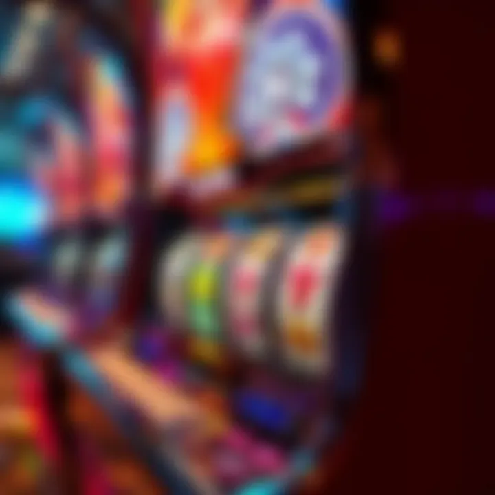 Classic Slot Machine Experience A classic slot machine with vibrant graphics and spinning reels