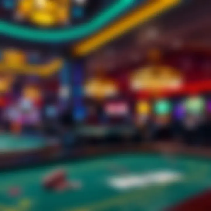 Atmosphere of Two Kings Casino showcasing table games