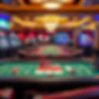 A variety of table games available at the casino