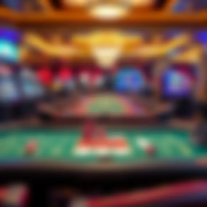 A variety of table games available at the casino