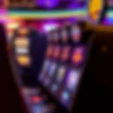 A vibrant display of Table Mountain Casino slots, showcasing various themes and designs.