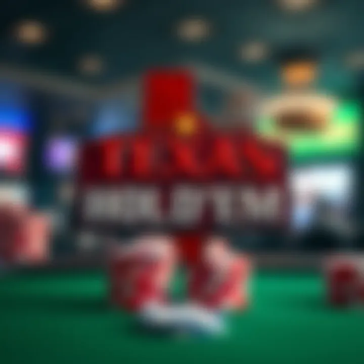 Texas Hold'em Video Game Logo Iconic Texas Hold'em video game logo