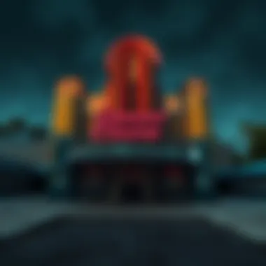 Decaying Grandeur Decaying grandeur of an abandoned casino exterior