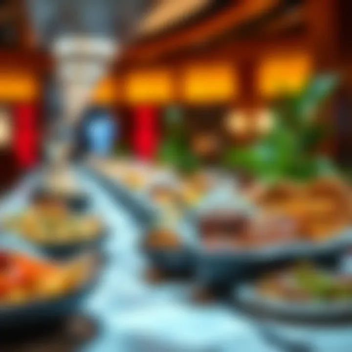 Diverse Culinary Offerings at Aria Buffet A variety of culinary offerings showcasing global cuisine