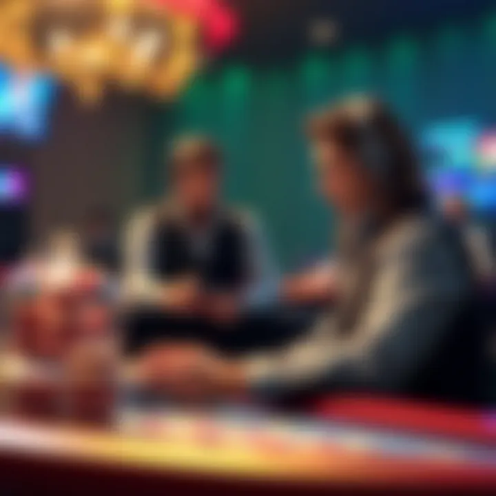 Customer support interaction on a betting app