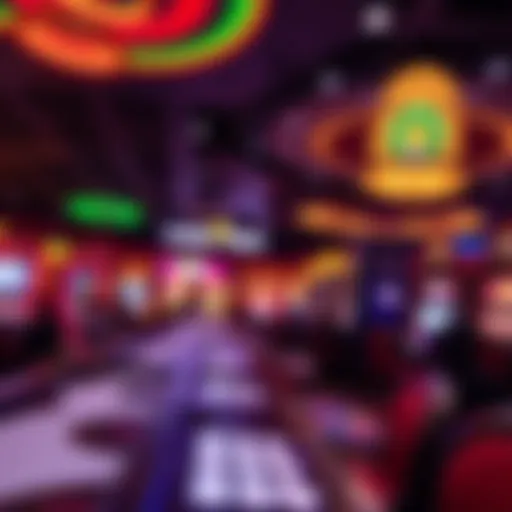 Exciting casino gaming atmosphere