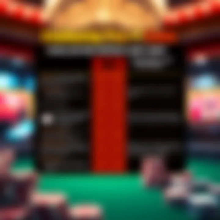 Comparative chart showing advantages and disadvantages of bonuses