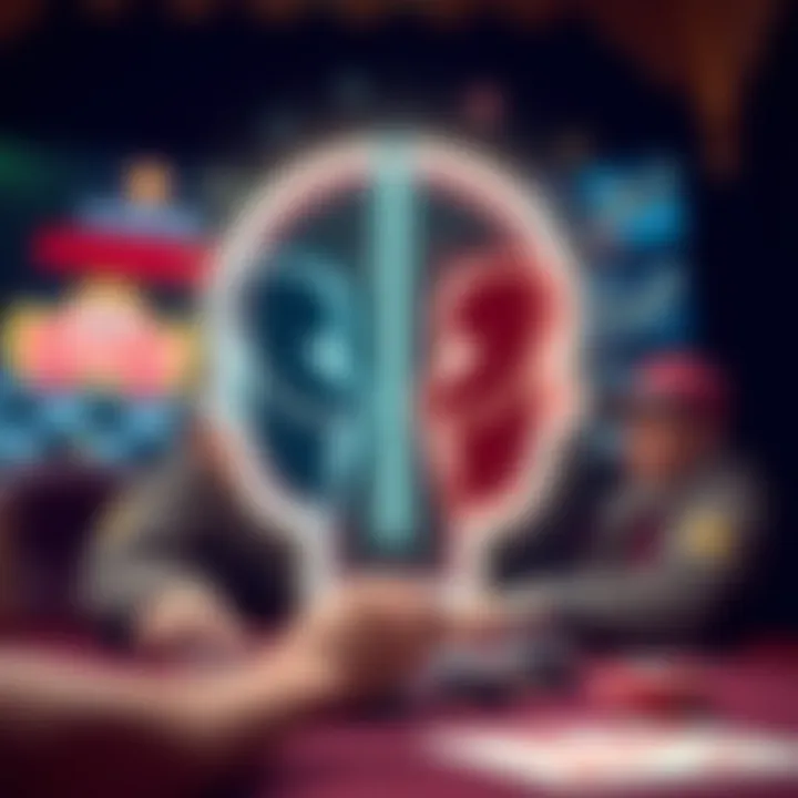 Visual representation of player behavior influenced by bonuses