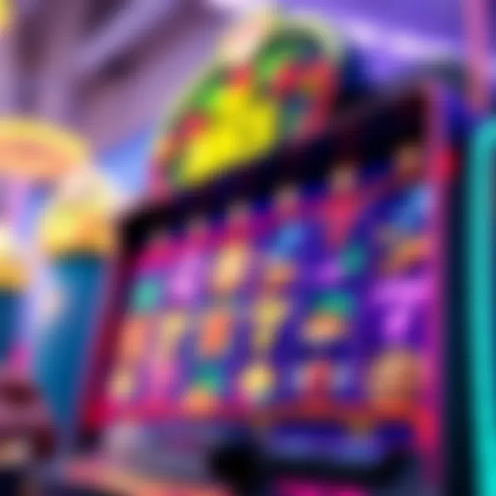 Vibrant Online Slot Experience Colorful online slot machine interface