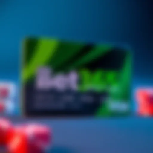 Bet365 credit card showcasing its sleek design