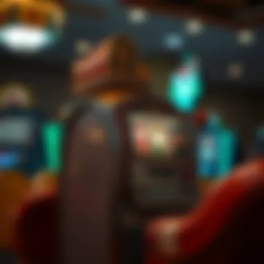 Vintage slot machine showcasing classic theme