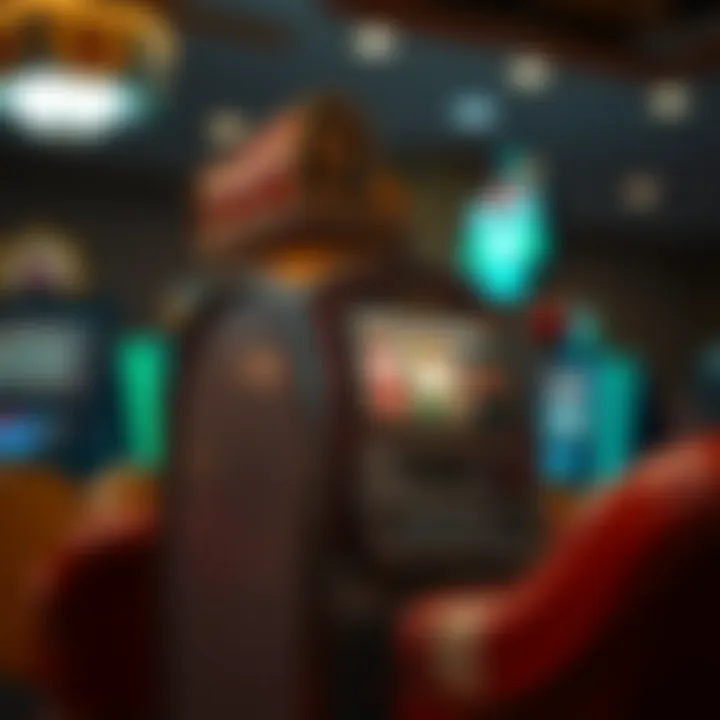 Vintage slot machine showcasing classic theme