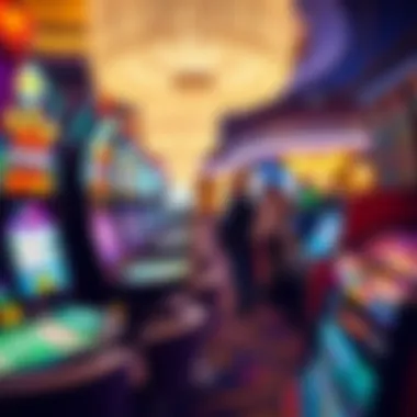 A close-up of special Christmas promotions at a casino