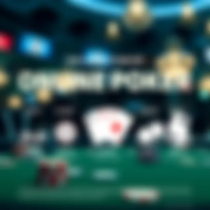 An infographic illustrating the evolution of online poker over the years