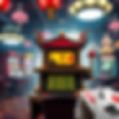 Cultural Themes in Daji Dali Slot Machine Illustration depicting the cultural themes represented in the Daji Dali slot machine.