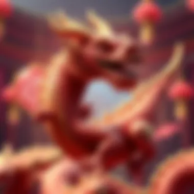 An artistic representation of the symbols used in the Lucky Dragon slot, emphasizing their significance and design intricacies.