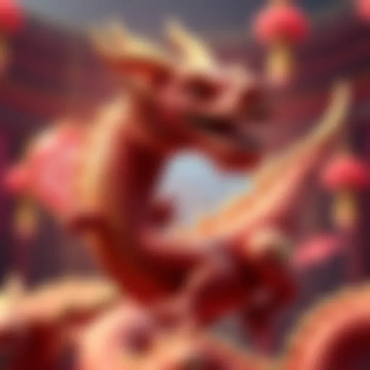 An artistic representation of the symbols used in the Lucky Dragon slot, emphasizing their significance and design intricacies.