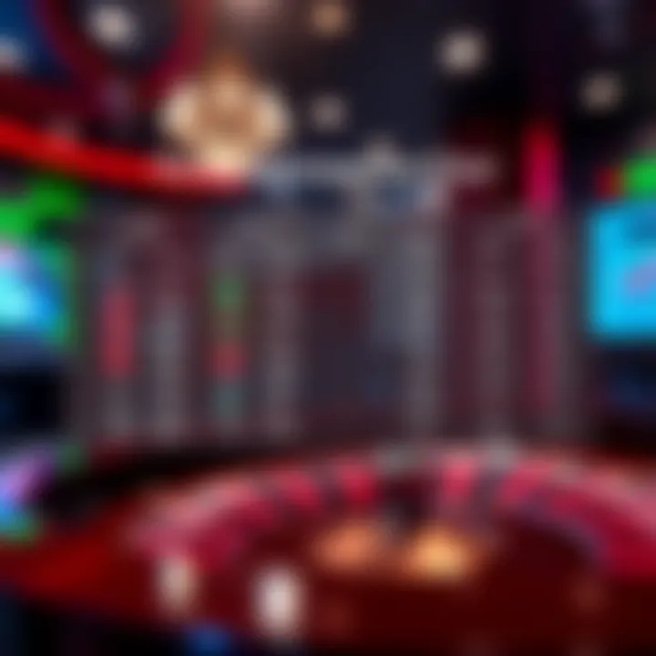 An animated comparison chart between video roulette and traditional roulette