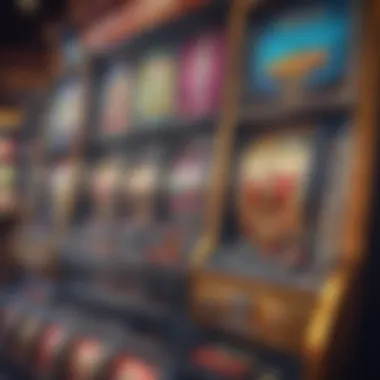 A visual representation of cash-free slot machines showcasing vibrant graphics and engaging themes