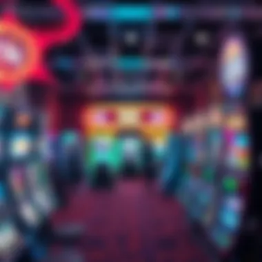 Interior gaming floor showcasing a variety of slot machines