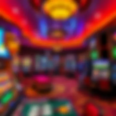 A vibrant gaming floor at Elwha Casino, filled with a variety of gaming options.