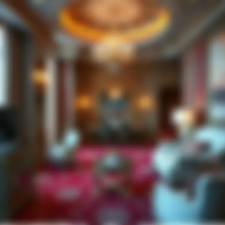 Luxurious Suite at Caesars Palace Luxurious suite at Caesars Palace showcasing elegant decor